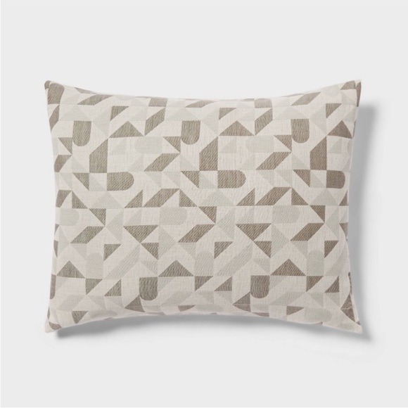 THRESHOLD NWT geo matelasse duvet & sham set -dark olive full/queen - Picture 4 of 9